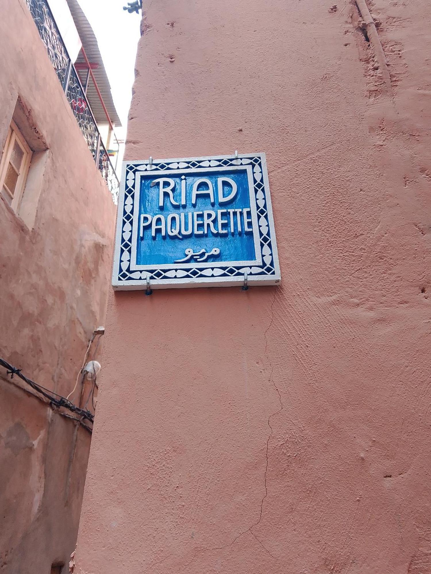 Riad Paquerette Marrakesh Eksteriør bilde